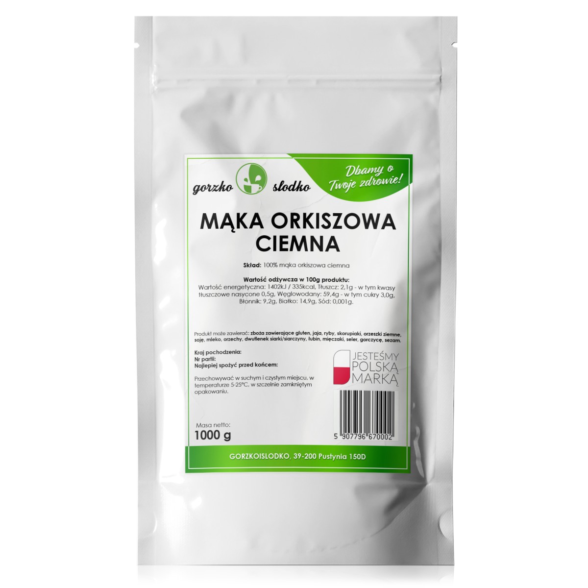 Mąka orkiszowa ciemna